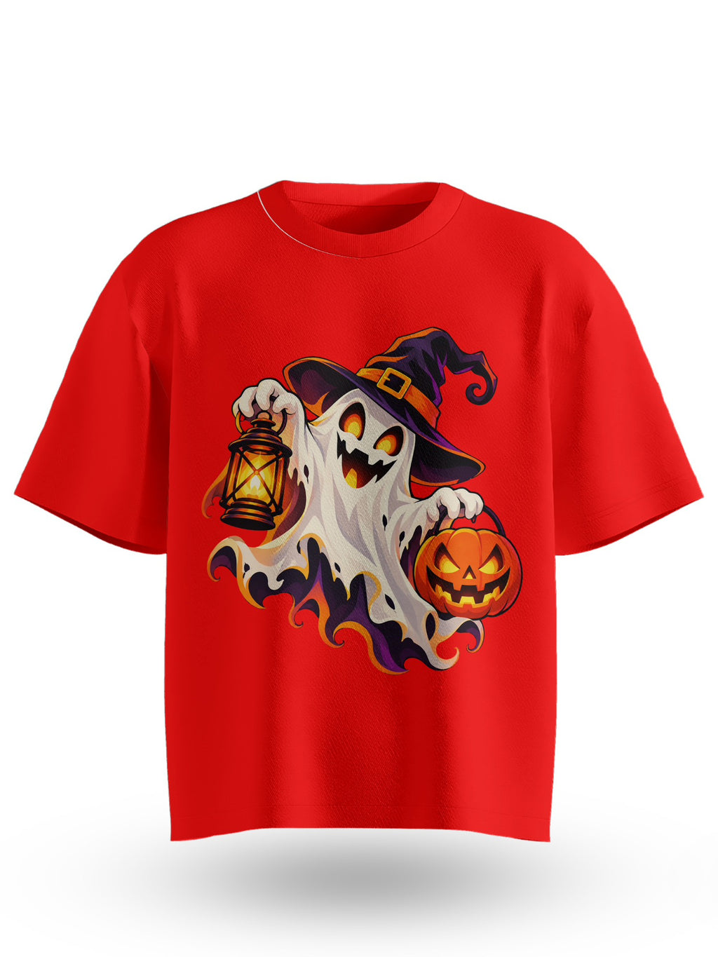 Halloween Oversized Cotton T-Shirt